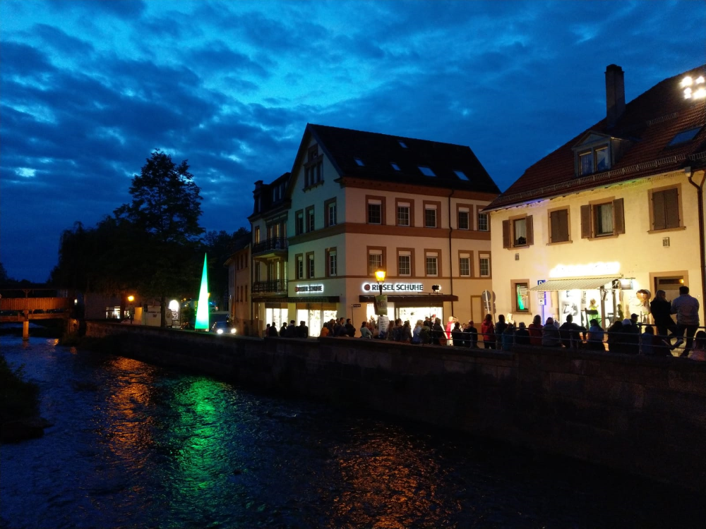 Der Blick auf die Alb bei der Spring Fever Night 