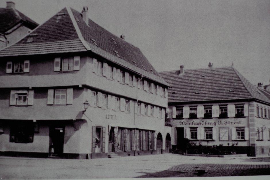 Historisches Foto Modehaus Streit Ettlingen