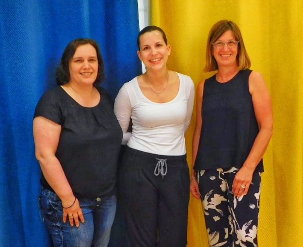 Katja Burkhardt, Sabrina Rieker und Dagmar Walter